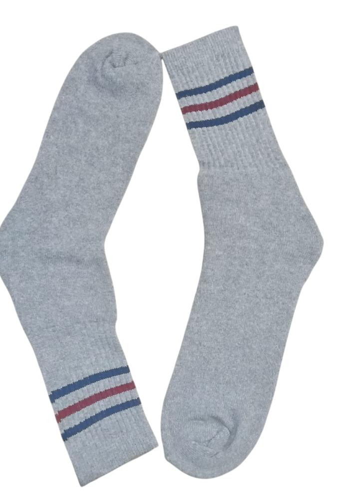 Sosete Bărbați 2/set,Inalte,Interior Flausat,Culoare Gri ,En-gros